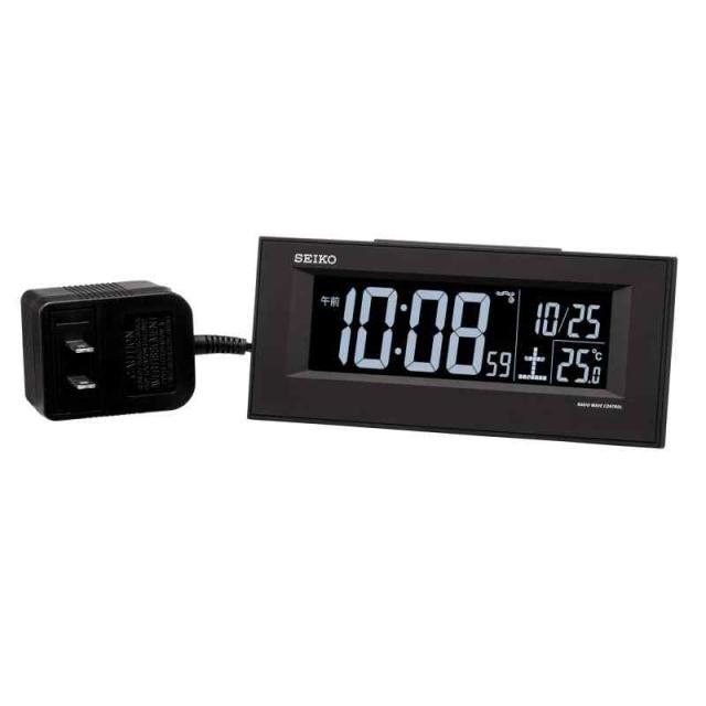 ※くろきゅう レプリカ 時計置き セイコークロック(Seiko Clock) 置き時計 01:黒 本体サイズ:6.4