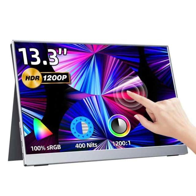 モバイルモニター 10.5インチ モバイルディスプレイ 1920*1280FHDHDR ゲームモニター IPS 薄型 軽量USB Type-