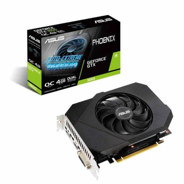 ASUS Phoenix GeForce GTX 1650 OC Edition 4GB GDDR6 Gaming iTX Graphics Card for great performance on a budget (PH-GTX1650-O4GD6)