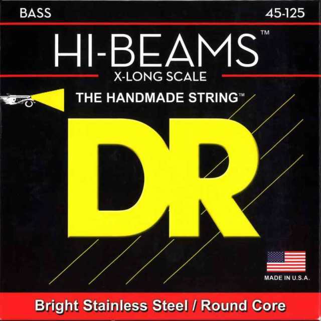 DR Strings (デーアール) ベース弦 5弦 HI-BEAM ステンレス .045-.125 LMR5-45 【国内正規品】