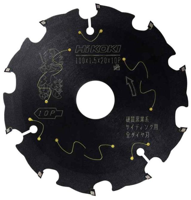 HiKOKI(ハイコーキ) 丸のこ用チップソー 外径100ｍｍ 丸ノコ用黒鯱 (外径100mm 刃数10枚)の通販は