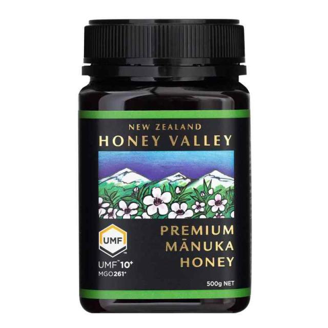 HONEY VALLEY （ハニーバレー） プレミアム マヌカハニー UMF10+ (500g)