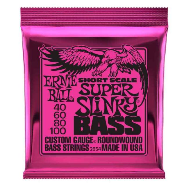 【正規品】 ERNIE BALL 2854 ショート・スケール・ベース弦 (40-100) SHORT SCALE SUPER SLINKY BASS スーパー・スリンキーの通販は