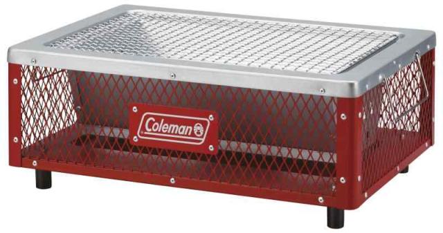 コールマン(Coleman) コンロ クールステージテーブルトップグリル 3~4人用 レッド (約22.5×34.5cm, レッド)