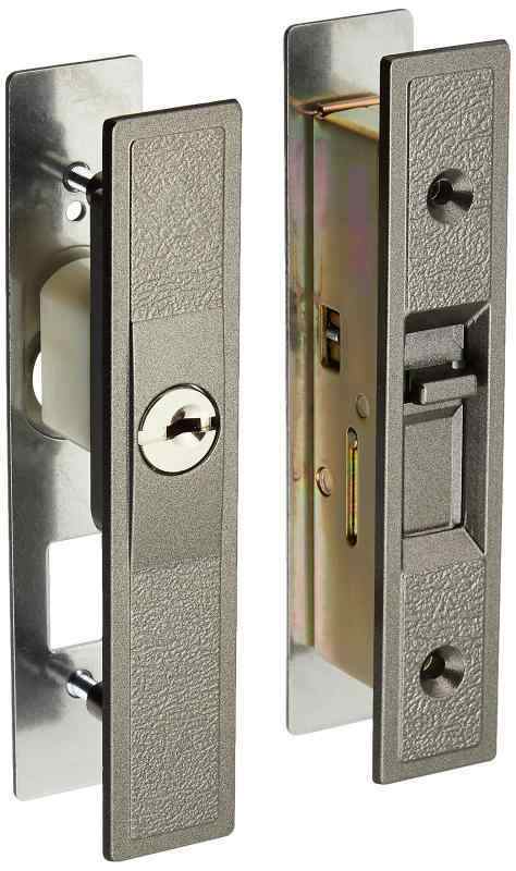 日中製作所 玄関用 取替引違戸錠鍵付 ディンプルシリンダータイプ ブロンズ GA-800D-Bの通販は