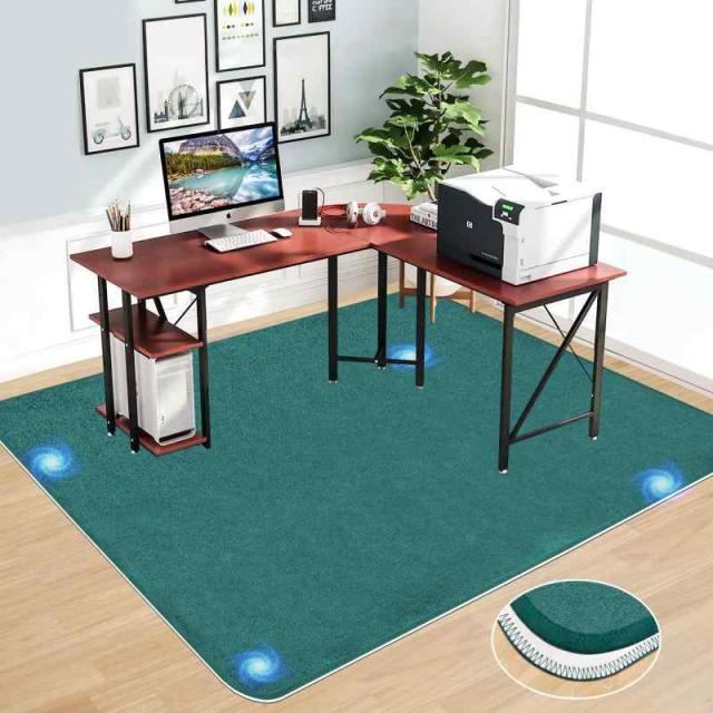 チェアマット カーペット 床保護マットデスク下 JAYFAN 椅子 マット100*140cm ゲーミングチェアマット 床マット大型 防音 洗える デスクマット 傷防止マット 吸音 床傷防止 キズ防止 凹み防止 床暖房対応 滑り止め 厚さ 4 mm (140 5,106円