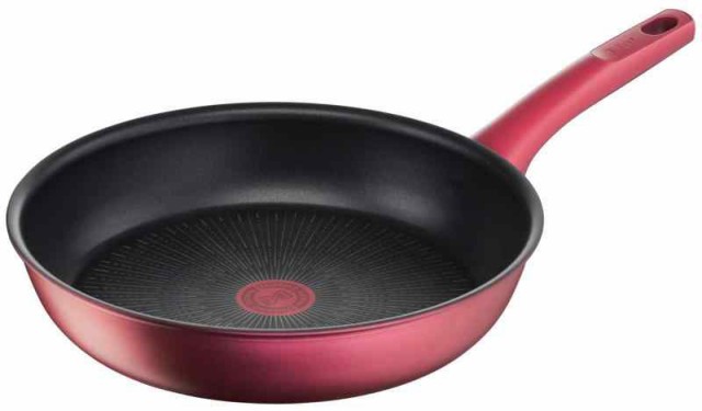 ティファール フライパン 28cm IH ガス火対応 PFOAなどの有害物質不使用 こびりつきにくさ長持ち 「IHルージュ･アンリミテッド フライパン」 レッド G26206の通販は