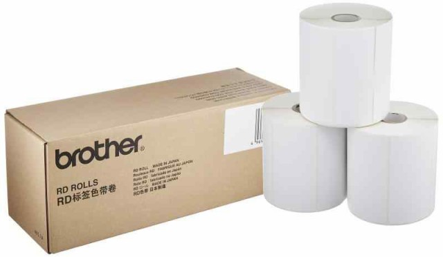 brother プレカット紙ラベル TD-4000/4100N用3本パック RD-S03J1の通販は