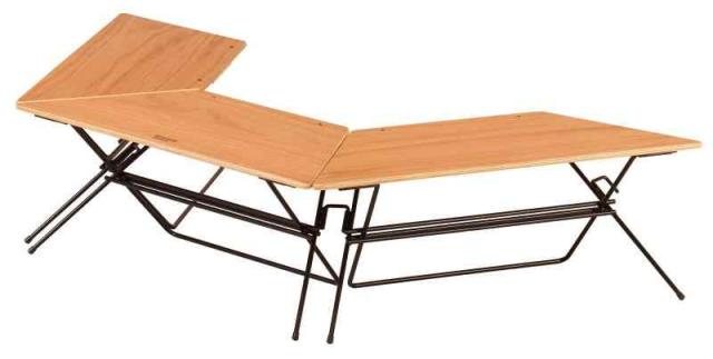 ハングアウト(Hang Out) 焚き火 テーブル アーチテーブル Arch Table FRT-7030WD ウッド 3連結