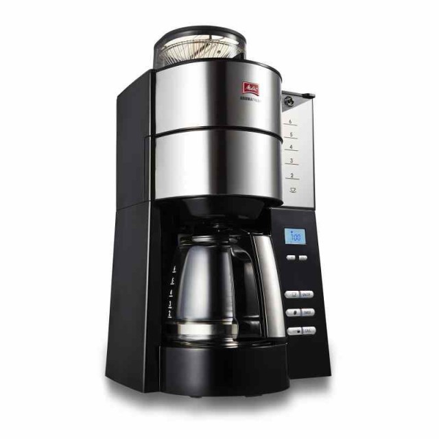 メリタ(Melitta) 全自動フィルターペーパー式 コーヒーメーカー アロマフレッシュ 6杯用 AFG622-1B 750ml ブラック