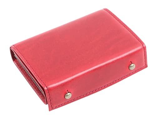 [エムピウ] 折り財布 MF2p25 (BU.rosso)