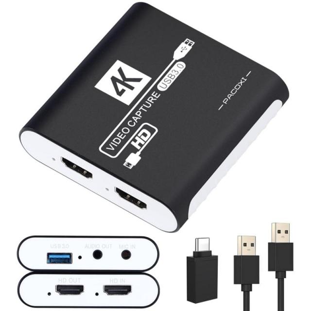 4k 120FPS HDMIキャプチャーボード パススルー USB3.1 HDR HDMI