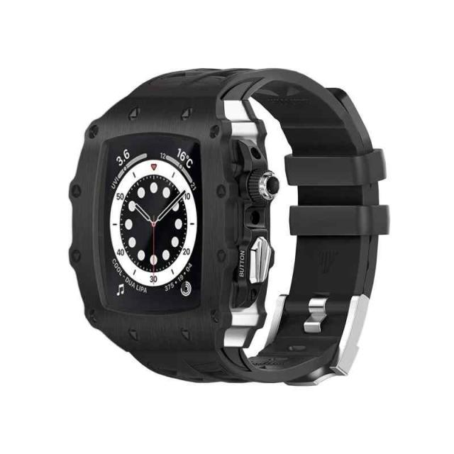 AHNHSKY Apple Watch ケース 45mm | 44mm バンド カバー 耐衝撃 傷防止 スポーツバンド アップルウォッチ バンド iWatch Series SE3/9/8/7/SE2/SE/6/5/4 44 45 mm 耐久性 耐衝撃 落