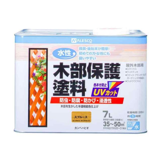 カンペハピオ 水性木部保護塗料 (スプルース, 7L)