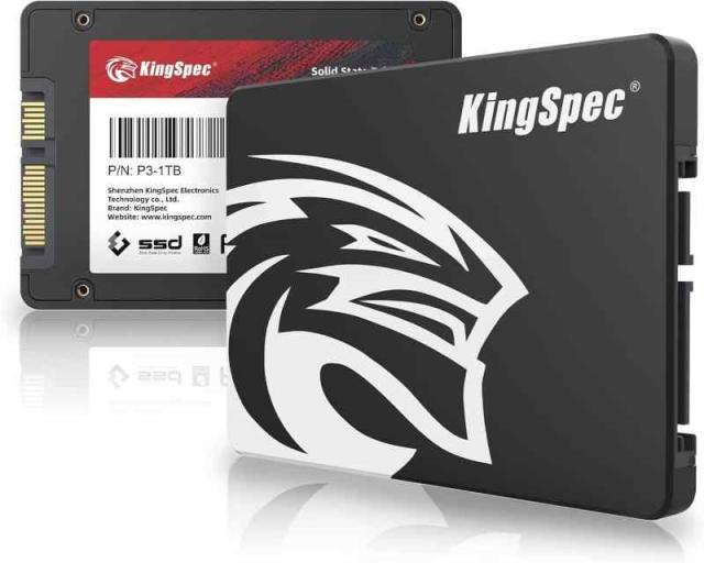 KingSpec SSD SATAIII 6Gb/s 2.5インチ内蔵SSD 最大読込：570MB/s (R：570MB/s、W：540MB/s) 3D NAND SATA SSD メーカー3年 (1TB, SATA3-570MB/s)