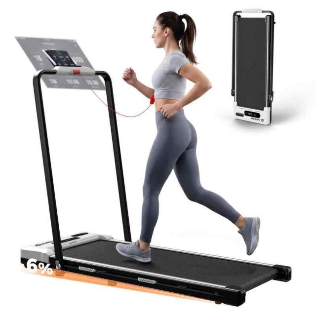 【限定割引】 AIRHOT ルームランナー 耐荷重120kg 静音 家庭用 [M:12%傾斜・1-6km/h/M-pro:15%傾斜・1-12km/h L:6%付き・ワイド走行面40cm・1-10km/h] 2.5馬力 衝撃吸収 膝に優しい 省スペース 収
