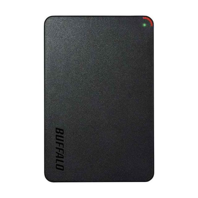 BUFFALO ミニステーション USB3.1(Gen1)/USB3.0用ポータブルHDD 1TB 【 iPhone 16 / 16 pro 動作確認済み 】HD-PCFS1.0U3-BBA