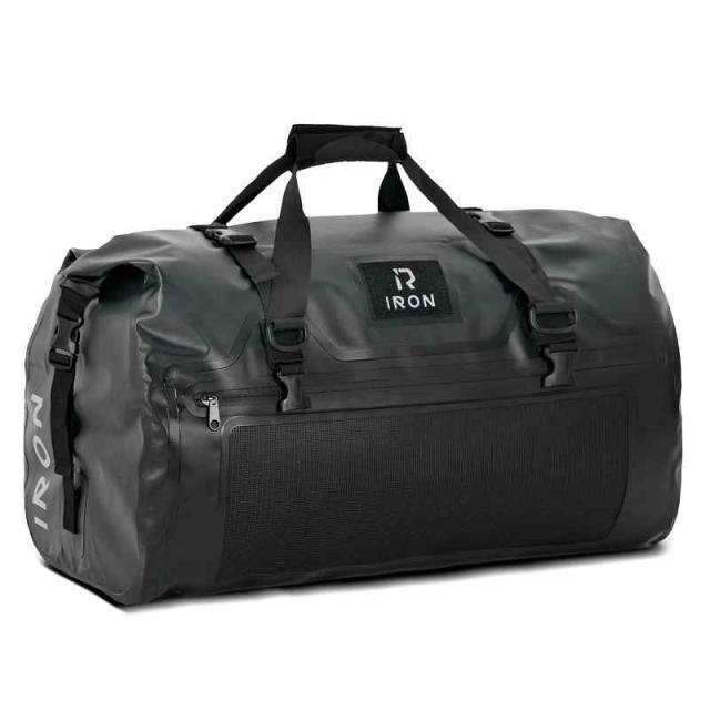 IRON JIAS バイクシートバッグ ツーリングバッグ キャンプツーリング ショルダーストラップ付き 反射テープ付き ワンタッチ装着 防水 軽量 丈夫 完全防水 ドラムバッグ ツーリングシートバッグ オートバイ アウトドア (ブラック, 30L) 4,697円