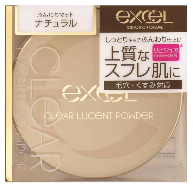 excel(エクセル)クリアルーセントパウダー (ナチュラル, 20グラム (x 1))