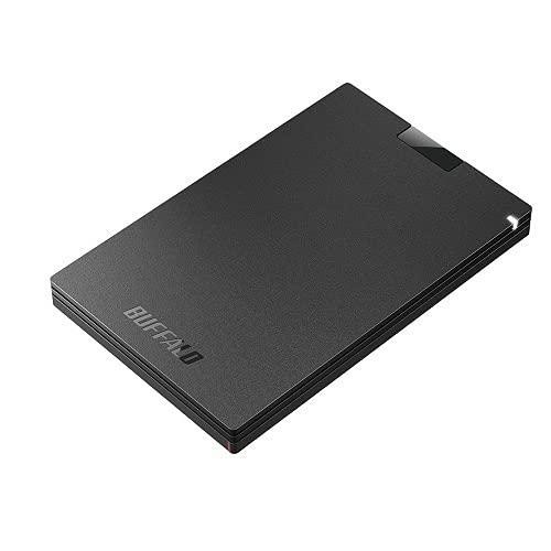 バッファロー SSD-PG1.0U3-BC USB3.2(Gen1) ポータブルSSD Type-A 1.0TB ブラック