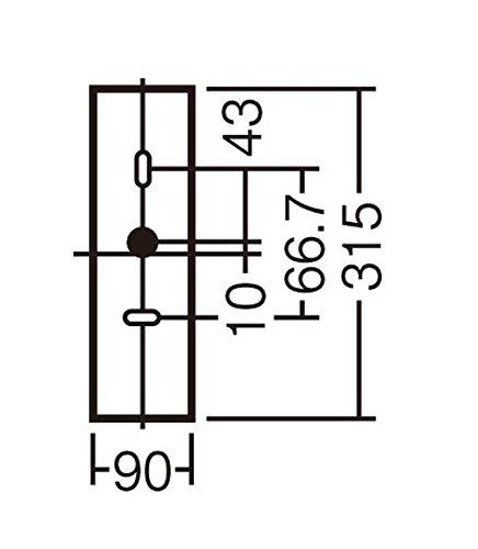 パナソニック(Panasonic) LED ポーチライト 壁直付型 40形 電球色 LGWC80403LE1_2