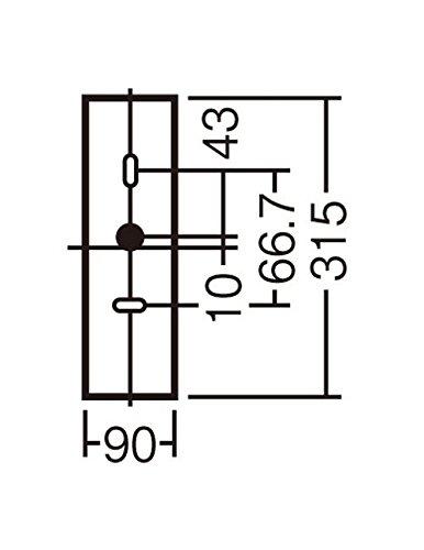 パナソニック(Panasonic) LED ポーチライト 壁直付型 40形 昼白色 LGWC80424LE1_2