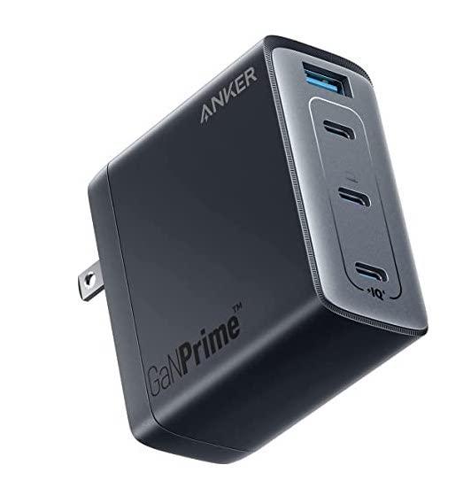 Anker 747 Charger (GaNPrime 150W) (USB PD 充電器 USB-A &amp; USB-C 4ポート) MacBook PD対応Windows PC iPad iPhone Galaxy Android スマートフォン ノートP