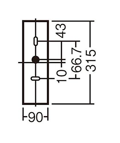 パナソニック(Panasonic) LED ポーチライト 壁直付型 40形 電球色 LGWC81404LE1_2