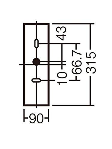 パナソニック(Panasonic) LED ポーチライト 壁直付型 40形 昼白色 LGWC81421LE1_2