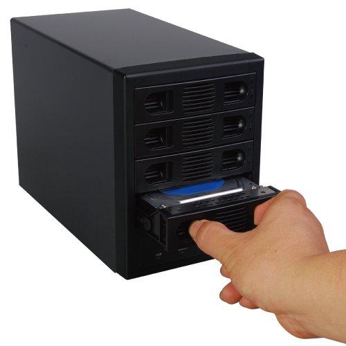 MARSHAL SATA 4台 外付けケース HDD TOWER 4 MAL-3035SBKU3_1