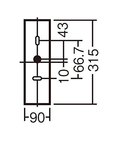 パナソニック(Panasonic) LED ポーチライト 壁直付型 40形 昼白色 LGWC81423LE1_2