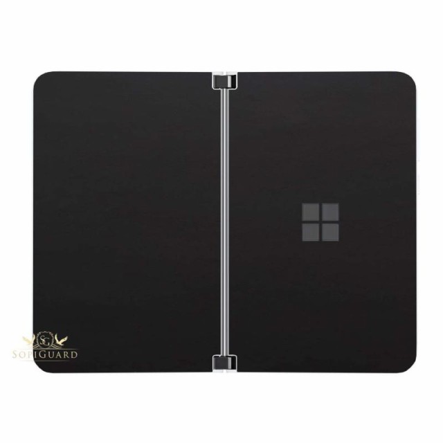SopiGuard ステッカー Surface Duo Phone 端から端まで精密ビニールスキンラップ (マットブラック)の通販は