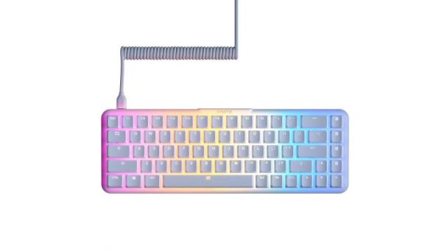 FnaticGear STREAK65 LP WHITE US テンキーレス US配列 68キー ゲーミングキーボード KB0006-005 KB738