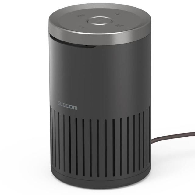 エレコム スピーカーフォン 会議用 USB接続 ノイズリダクション エコーキャンセラー オートゲインコントロール対応 無指向性マイク ブラック -SP02BK (1)スピーカーフォン単品, USB接続)