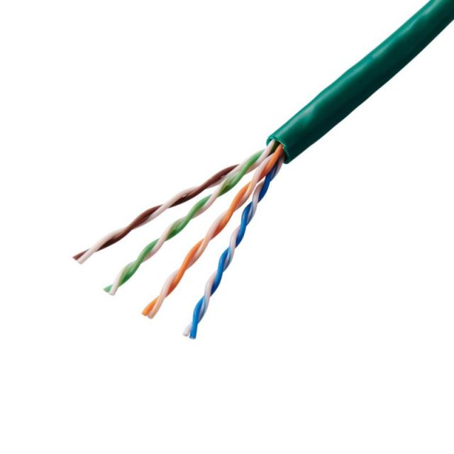 Cat5e LANケーブル 300m 単線 グリーン BL5E3000GR KB-T5-CB300GN CAT5e自作用LANケーブル サンワサプライ 単線 1Gbps