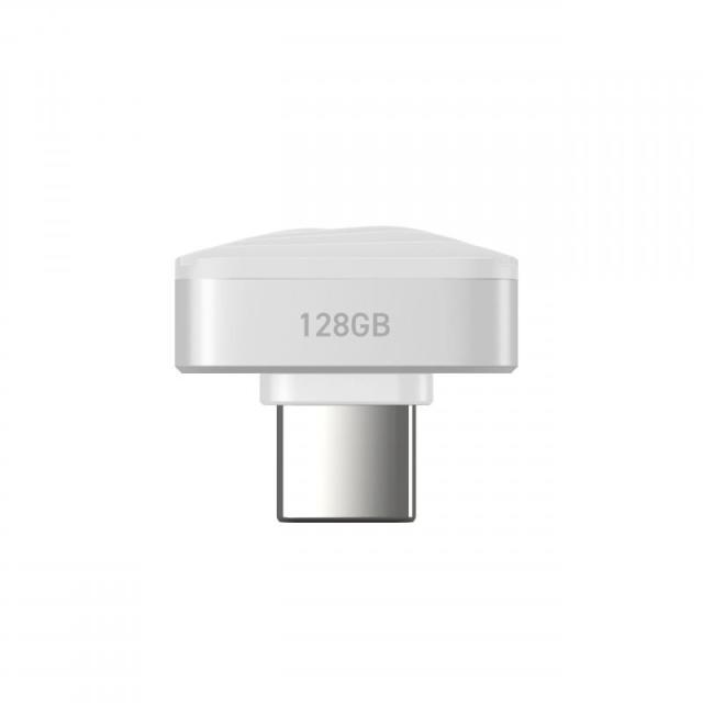 SUNEAST 外付けSSD USB-C接続 Portable SSD Nano(Android/iPadOS/iOS/Mac/Windows11対応) ホワイト [128GB /ポータブル型] SE-PS128G2LNN1WF
