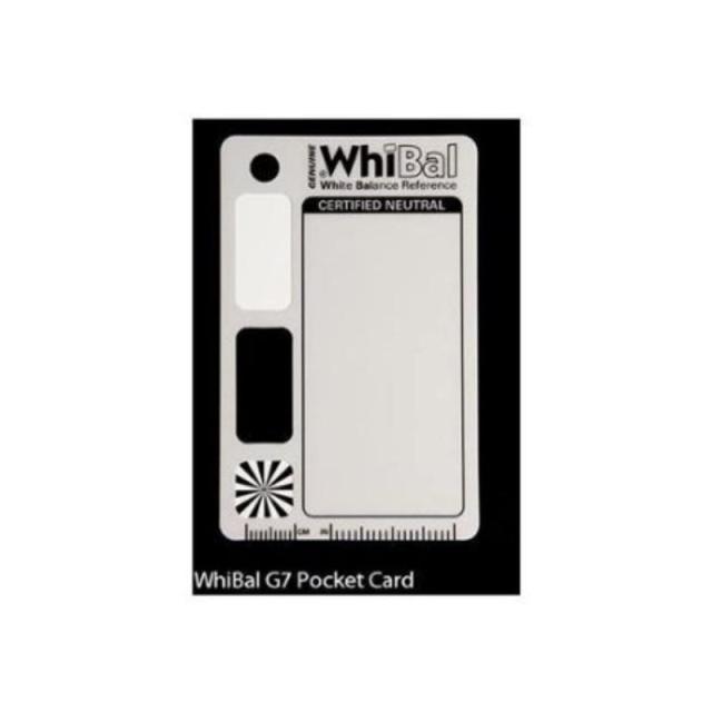 WhiBal G7 ポケットサイズ ニュートラル ホワイトバランスカード (5.3cm x 8.5cm)