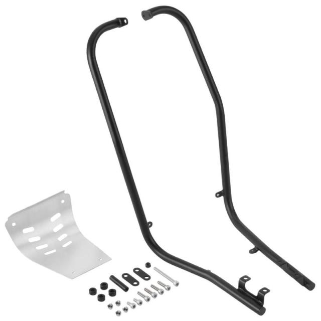 ジータレーシング(ZETA RACING) クロスカブ110(JA60) 22-24 エンジンプロテクション アンダーフレームキット スキッドプレート付き 鉄製フレーム アルミ製スキッドプレート F4093
