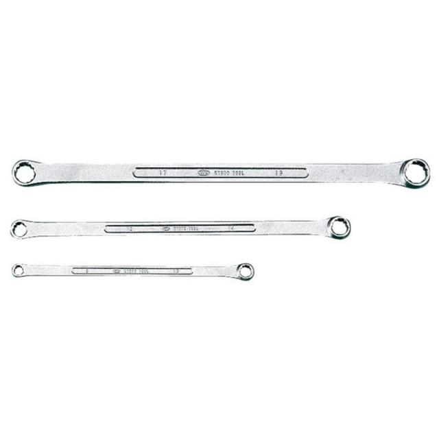 京都機械工具(KTC) 超ロングストレートメガネレンチセット M1603 シルバー