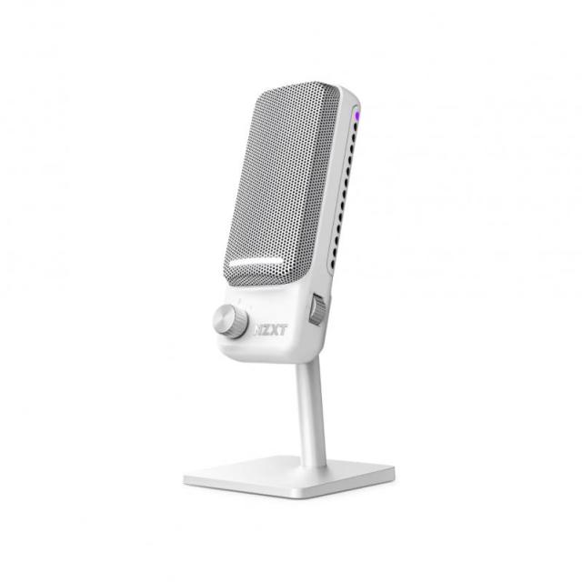 NZXT CAPSULE ELITE WIRED USB MICROPHONE WHITE カーディオイド ゲーミングマイク ホワイト AP-PUMIC-W1 SP1193