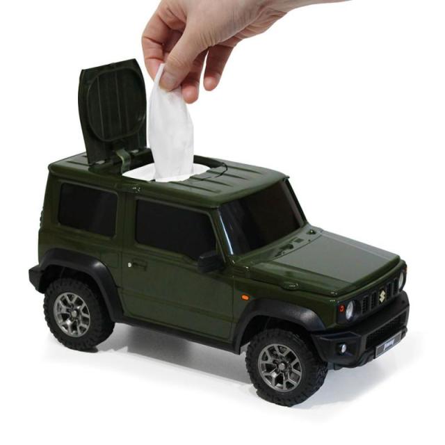 ウェットティッシュケース スズキ ジムニー シエラ (普通車) (ジャングルグリーン)