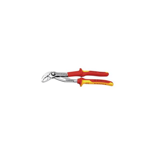 KNIPEX クニペックス Cobraコブラ 1000V絶縁ウォーターポンププライヤー 全長250mm 8726-250