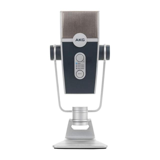 AKG (アーカーゲー) Lyra-Y3 【PODキャストや配信に最適なコンパクトモデル 4つの収音モード 本格的なレコーディングにも対応 ヘッドホン端子 振動ノイズを抑える高性能なショックマウント 】 サイドアドレス型USBマイク [ 3年モデル ]_1