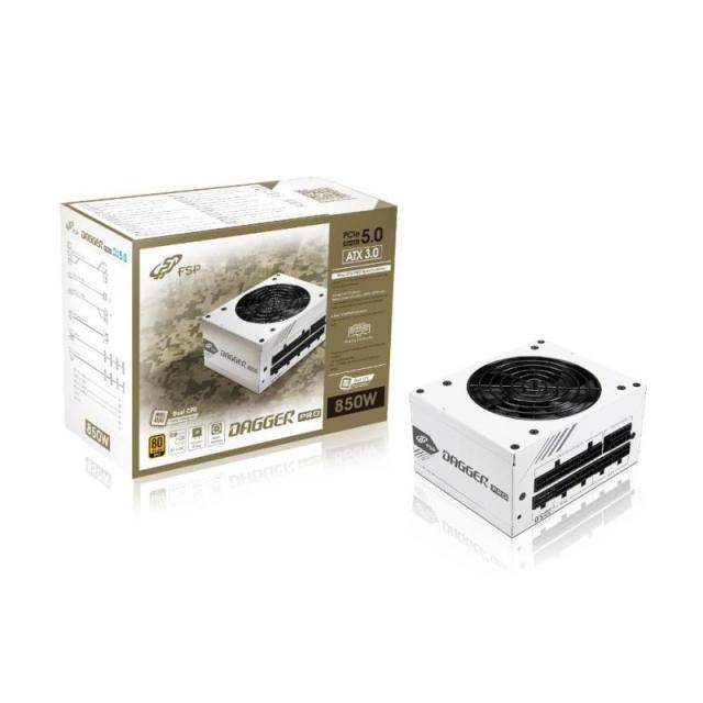 FSP DAGGER PRO ATX3.1(PCIe5.0) 850W White [ SDA2-850 Gen5.W ]
