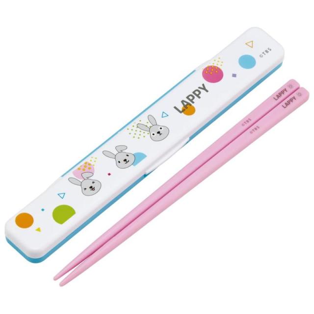 スケーター(Skater) 箸 18cm 箸箱 セット 抗菌 大人用 ラッピー 日本製 ABC3AG-A