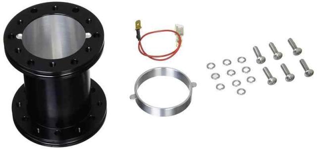 fortune(フォーチューン) JDM アルミロングボススペーサー 100mm ブラック BS-10B
