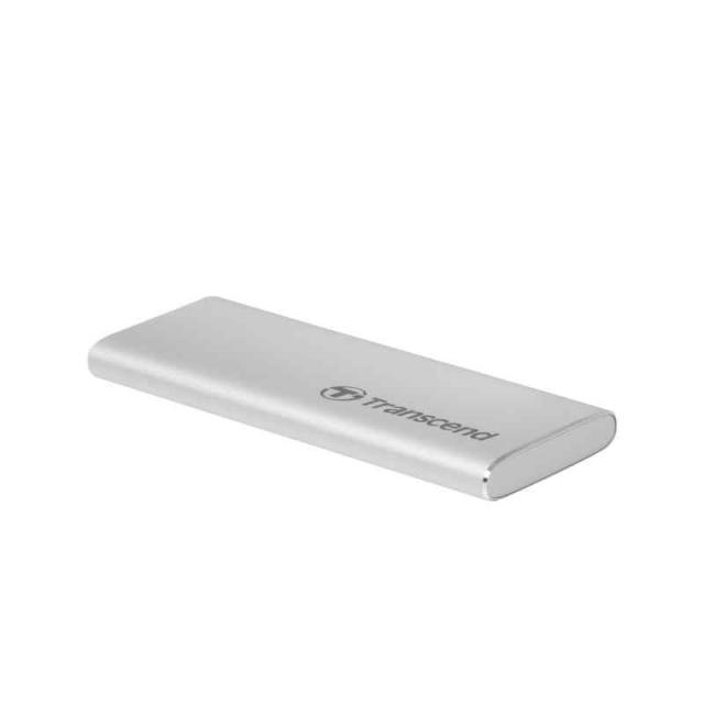 トランセンドジャパン Transcend 外付けSSD 480GB USB3.1(Gen2) Type-C 対応 ポータブルSSD TS480GESD240C【 PS5/PS4 メーカー動作確認済】(高速・小型・軽量アルミケース仕様)