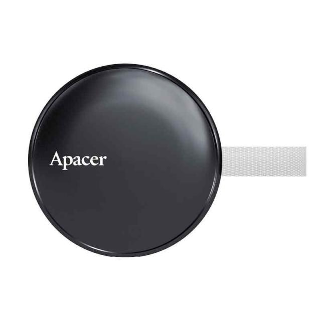 Apacer SSD 外付け 512GB ポータブル マグネット式 AS725 USB3.2 Gen2 USB-C AP512GAS725B-1