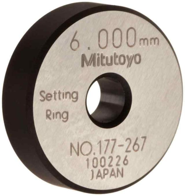 ミツトヨ 鋼製リングゲージ/6mm 177-267