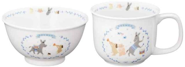 NARUMI(ナルミ) 子供用 食器セット ブレーメン ブルー 4点セット すくいやすい食器 出産祝い お食い初め 離乳食 ギフト オーブン 電子レンジ 食洗機対応 日本製 7980-33139_1